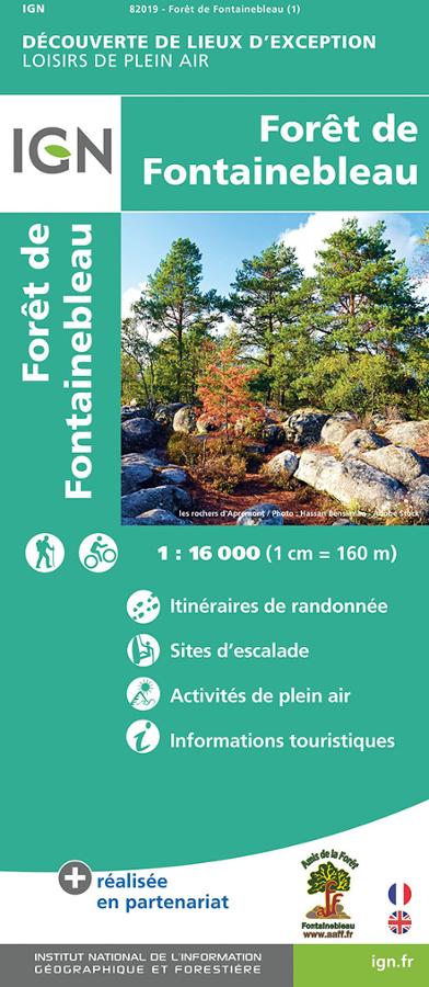 Carte IGN Découverte - Forêt de Fontainebleau